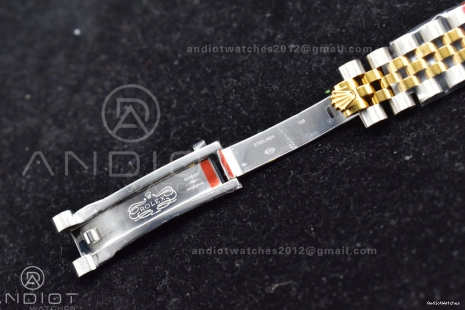 on and Ladies Syle Bezel WF Comfortable Markers Bracelet Steel Dial DateJust President Fluted Green 316L 31 278289 553 0413